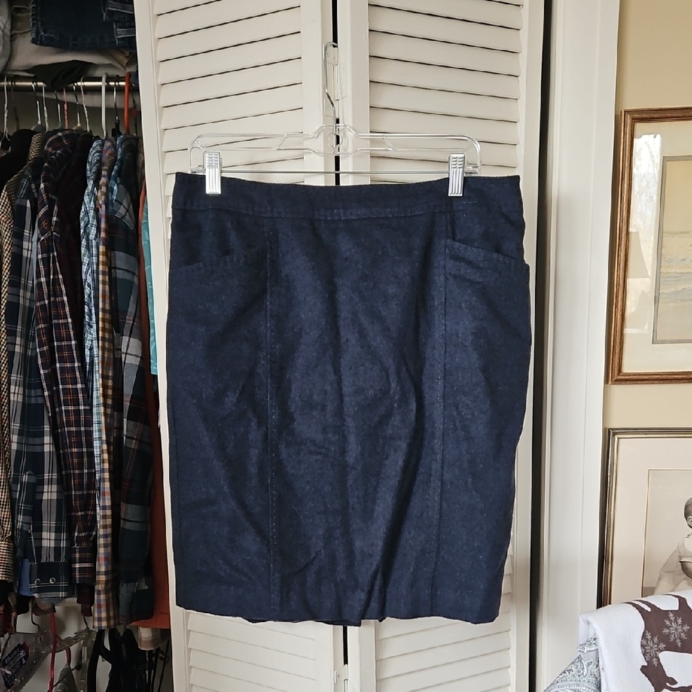 Beautiful True navy Skirt Cashmere Blend